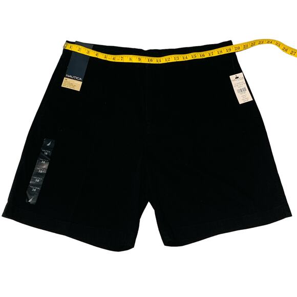 NWT Men's 38 NAUTICA Rigger Shorts Black 100% Cotton - Picture 6 of 10